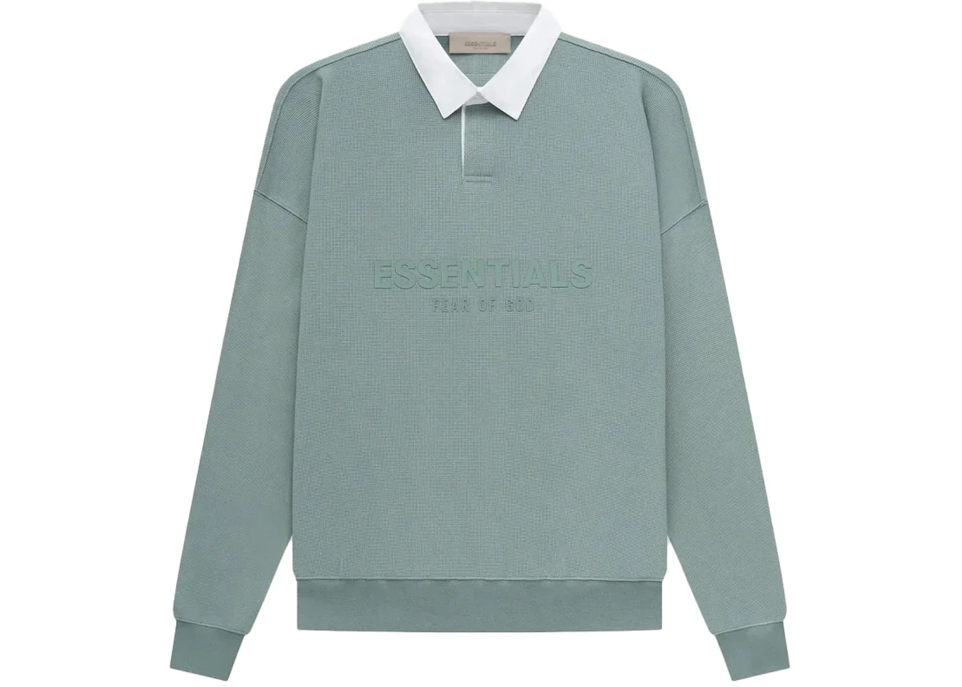 Fear of God Essentials Waffle Henley Rugby Sycamore - 1