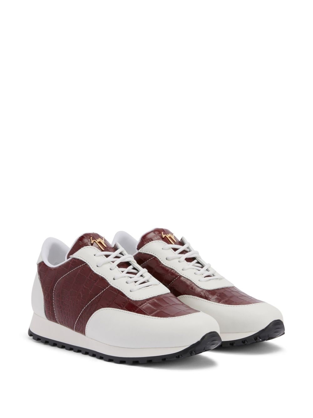 Jimi Running panelled leather sneakers - 2