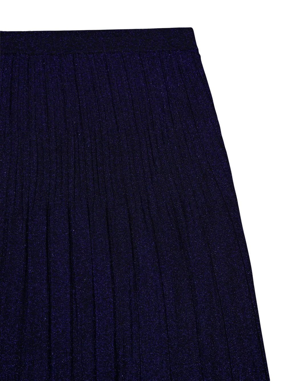 ribbed lurex midi skirt - 3