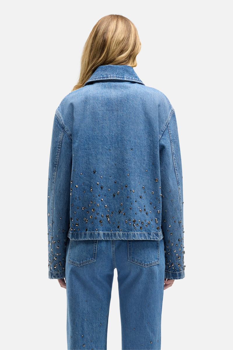 EMBELLISHED WORKWEAR DENIM JACKET 5