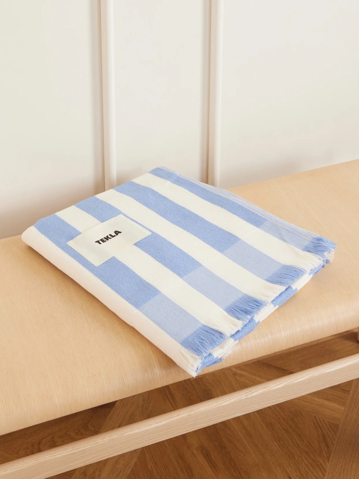 Moro Striped Organic Cotton-terry Beach Towel - 1