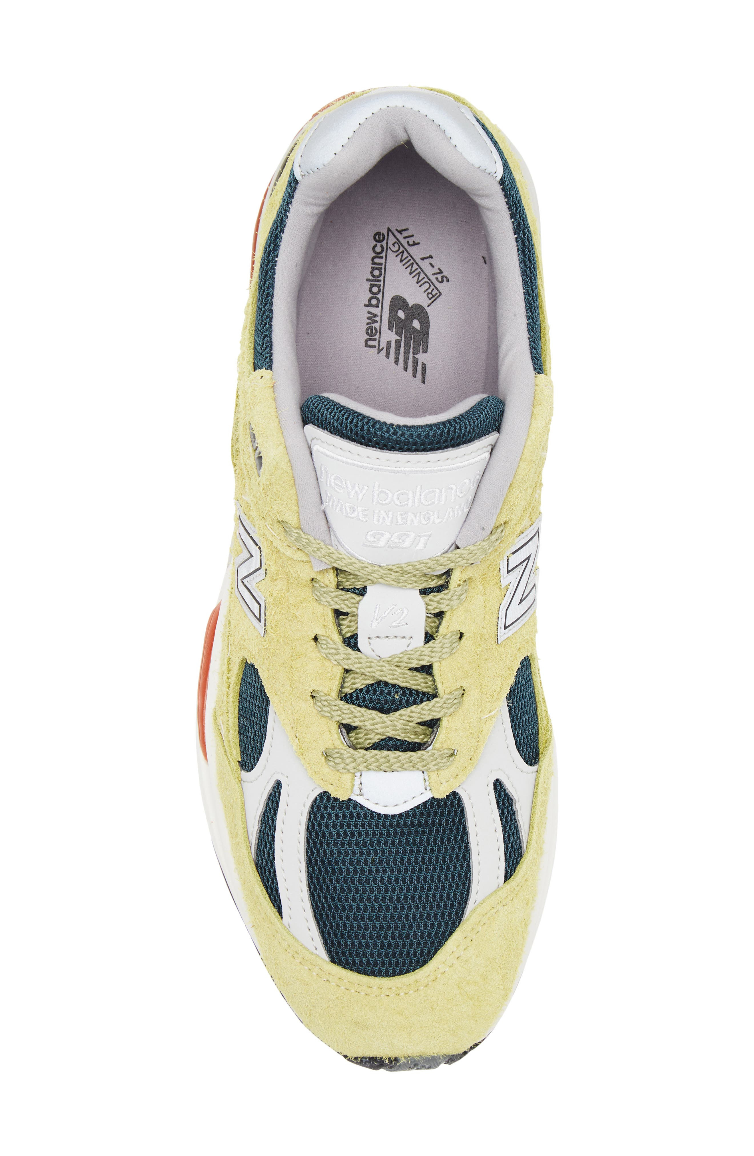 New Balance Gender Inclusive Made in UK 991 v2 Sneaker in Beechnut/Trekking Green at Nordstrom - 5