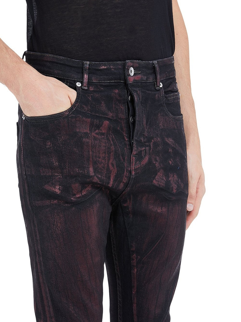 metallic print jeans 5