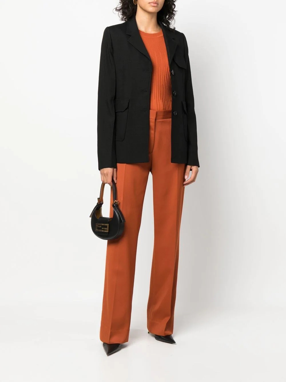 single-breasted tailored blazer - 2