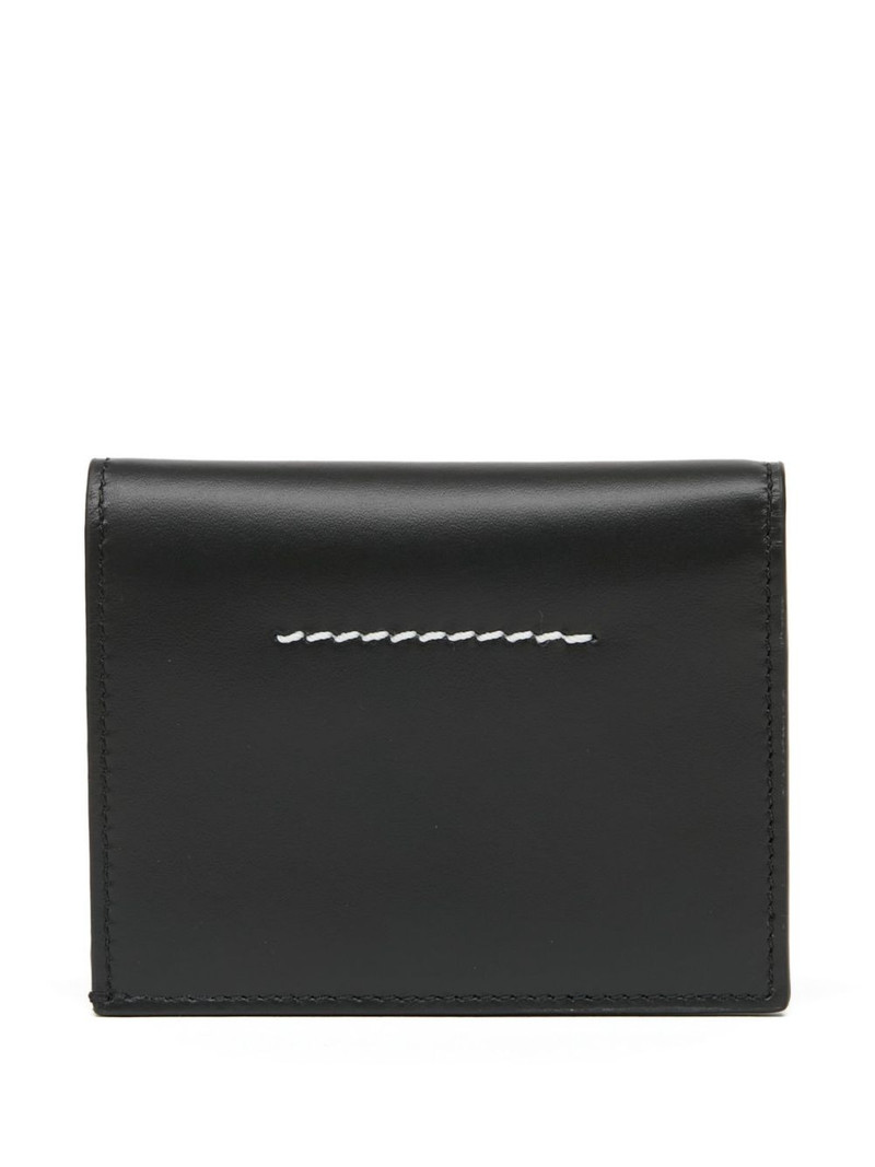 MM6 Maison Margiela single-stitch logo wallet outlook