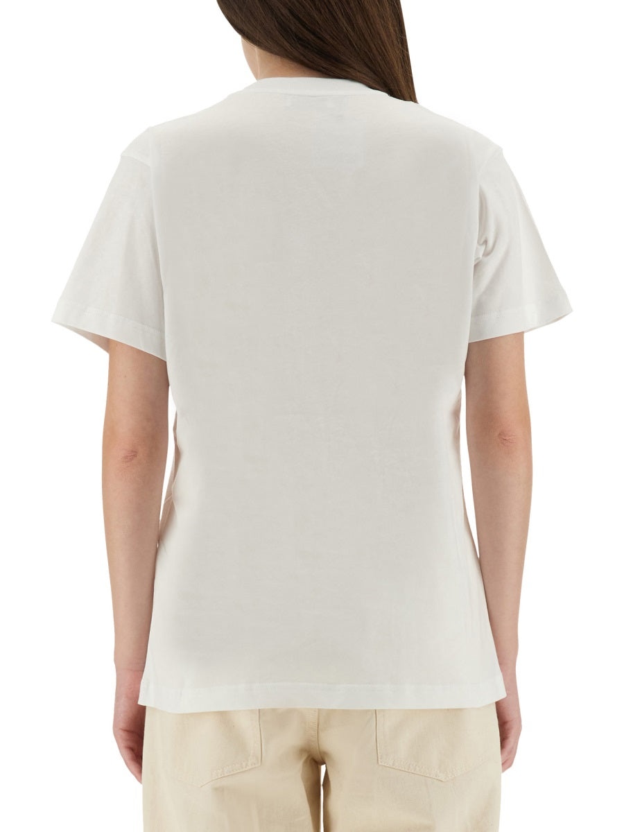 Moschino Women T-Shirt With Embroidery - 2