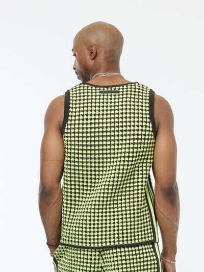 adidas WB CROCHET VEST (SEMI FROZEN YELLOW/NIGHT BROWN) outlook