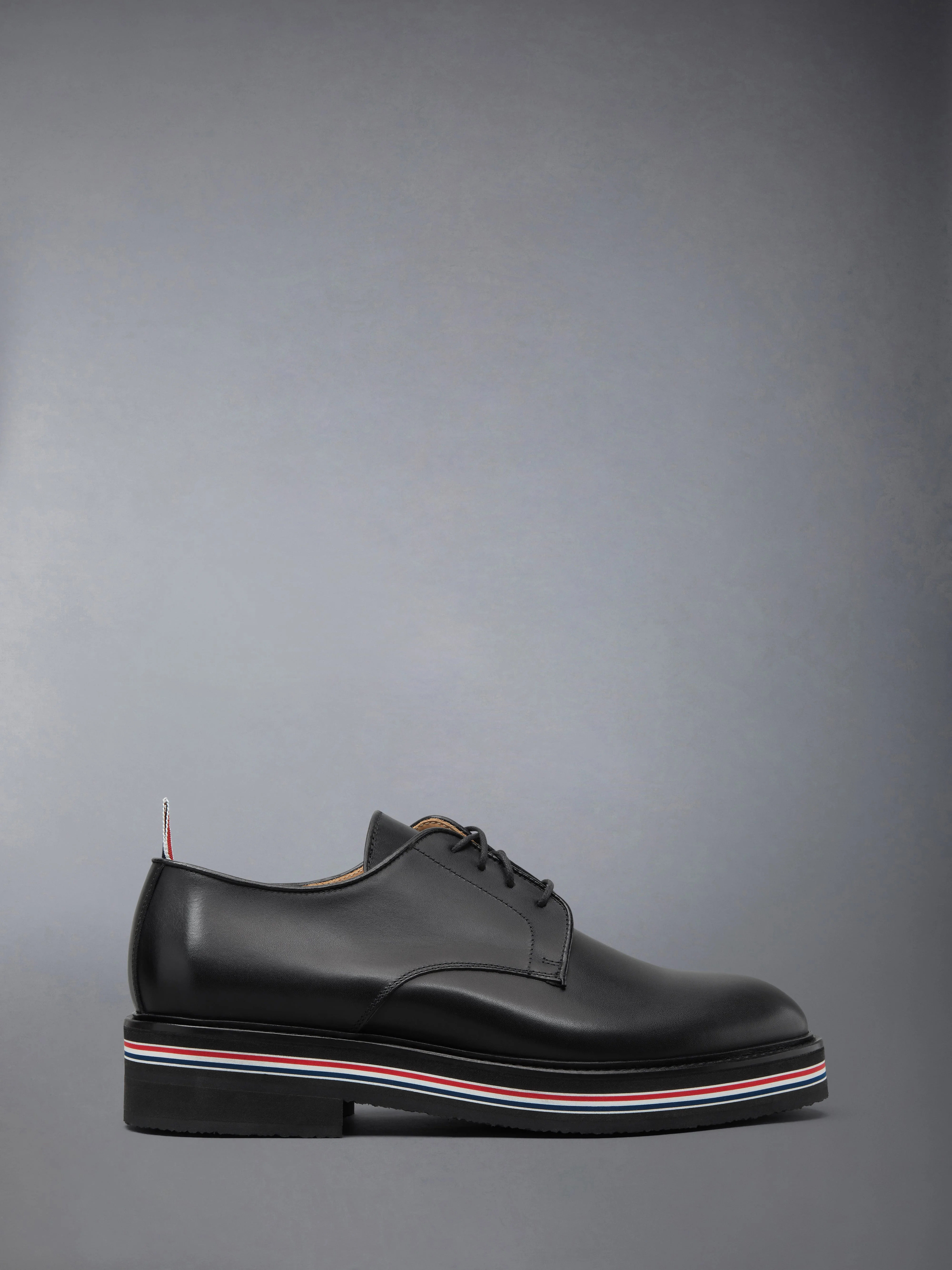 BOX CALF RUBBER SOLE UNIFORM SHOE - 1