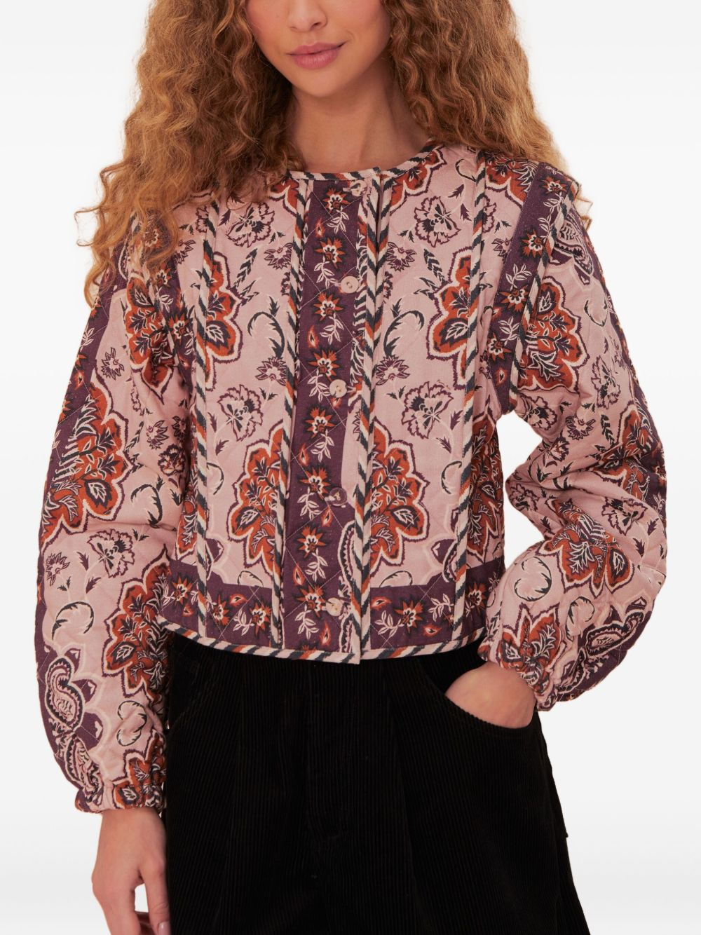 Glam Tapestry floral-quilted jacket - 1