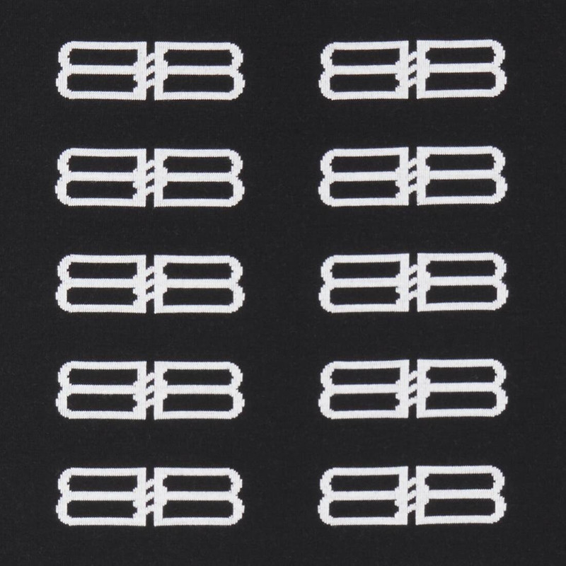 Men's Bb Icon Blanket Scarf in Black 4