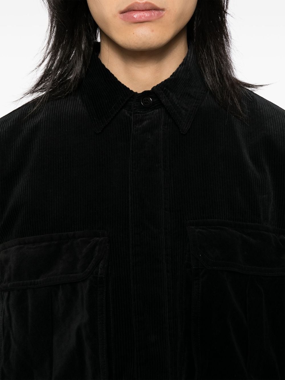 corduroy shirt jacket - 5