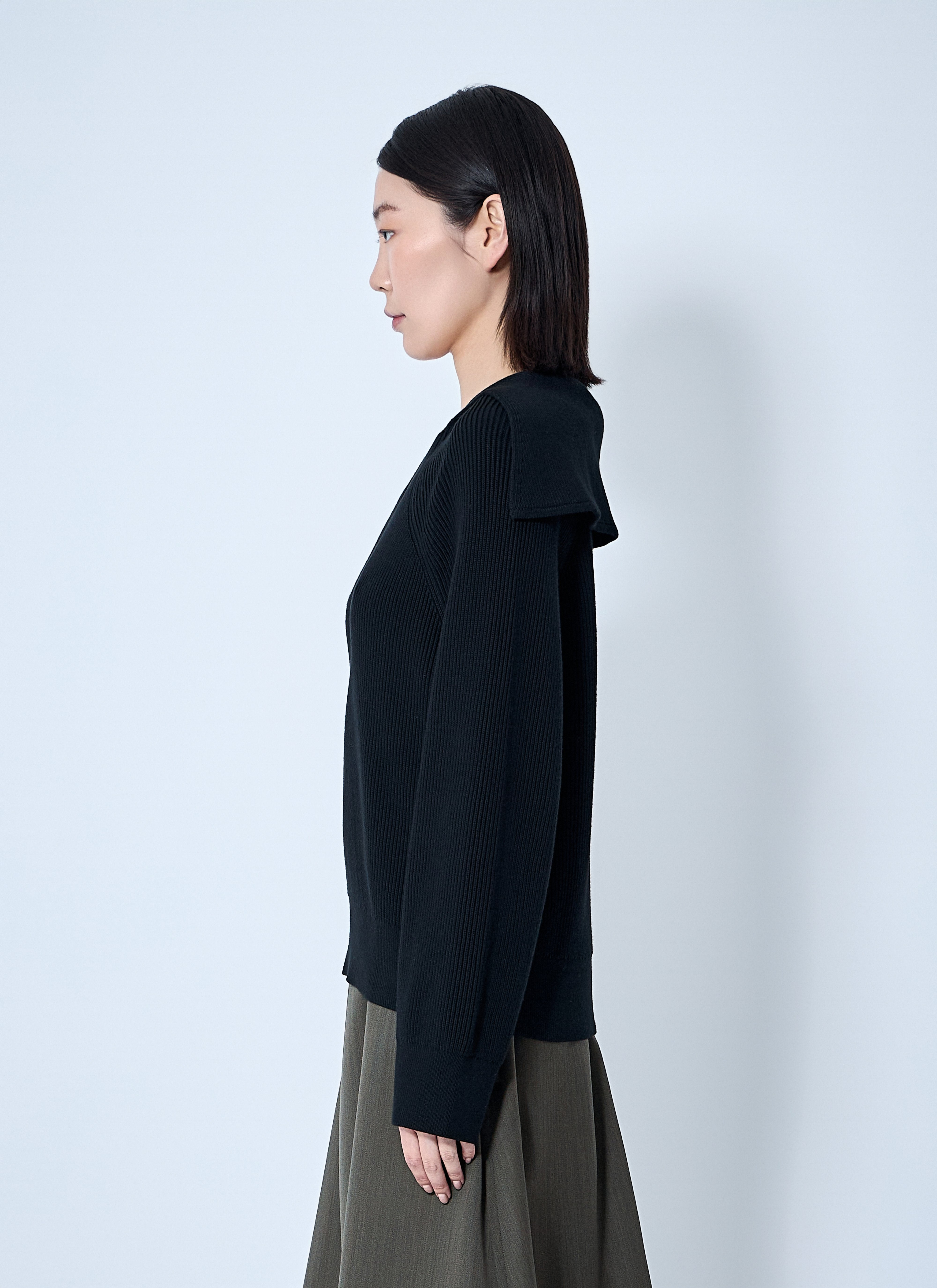 Bottega Veneta Women Ribbed Cotton Sweater - 3