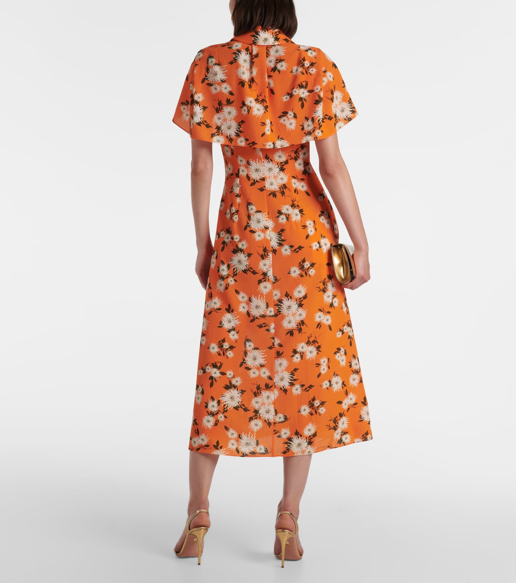 Florencia floral crêpe georgette shirtdress - 3