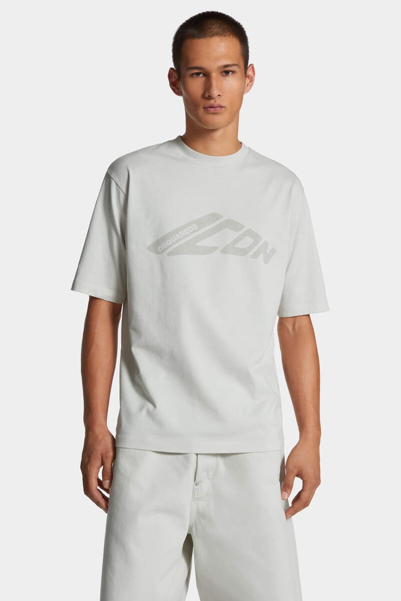 ICON NEW GENERATION LOOSE FIT MAXI LOGO T-SHIRT - 3