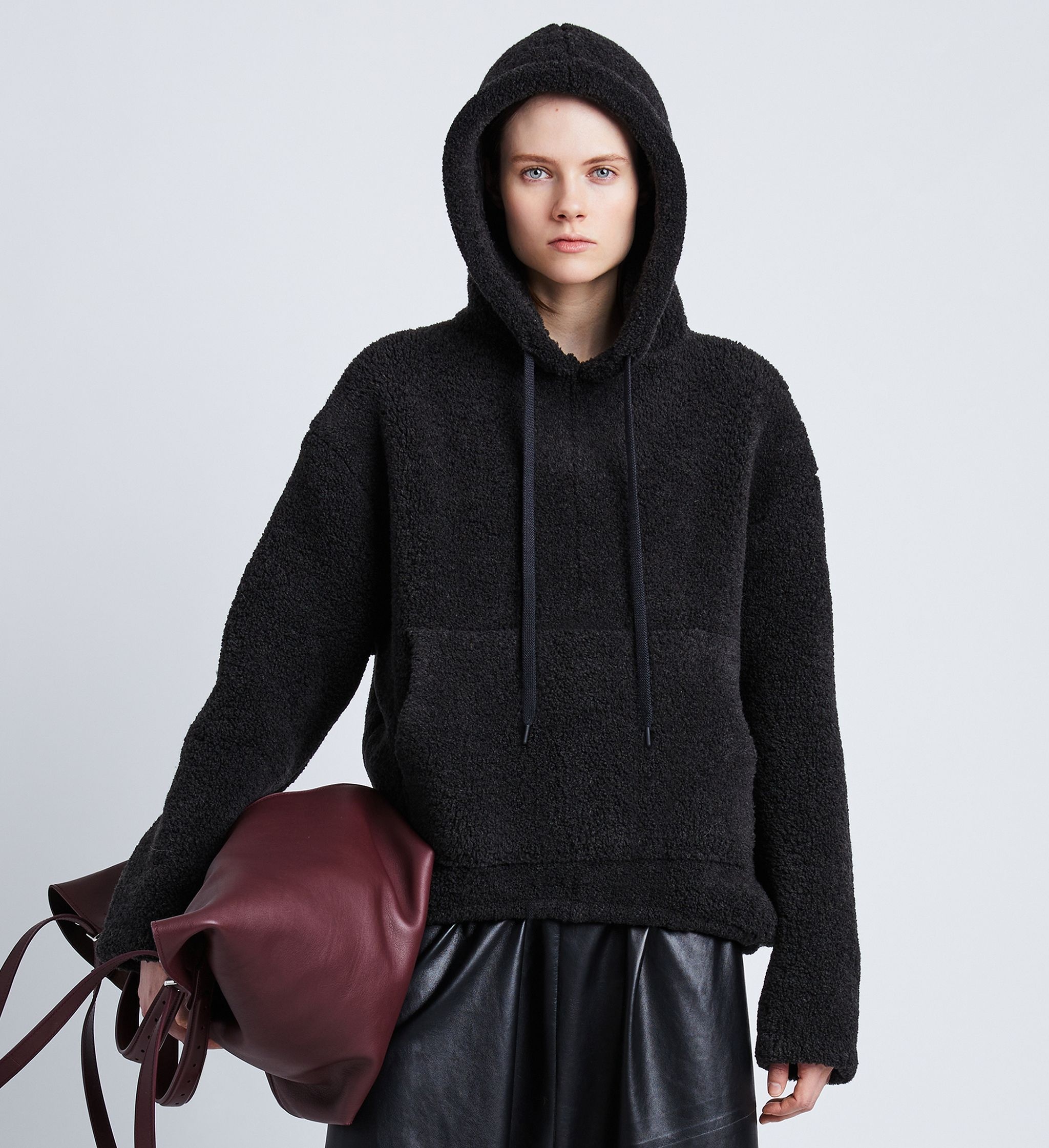 Technical Boucle Knit Hoodie - 2