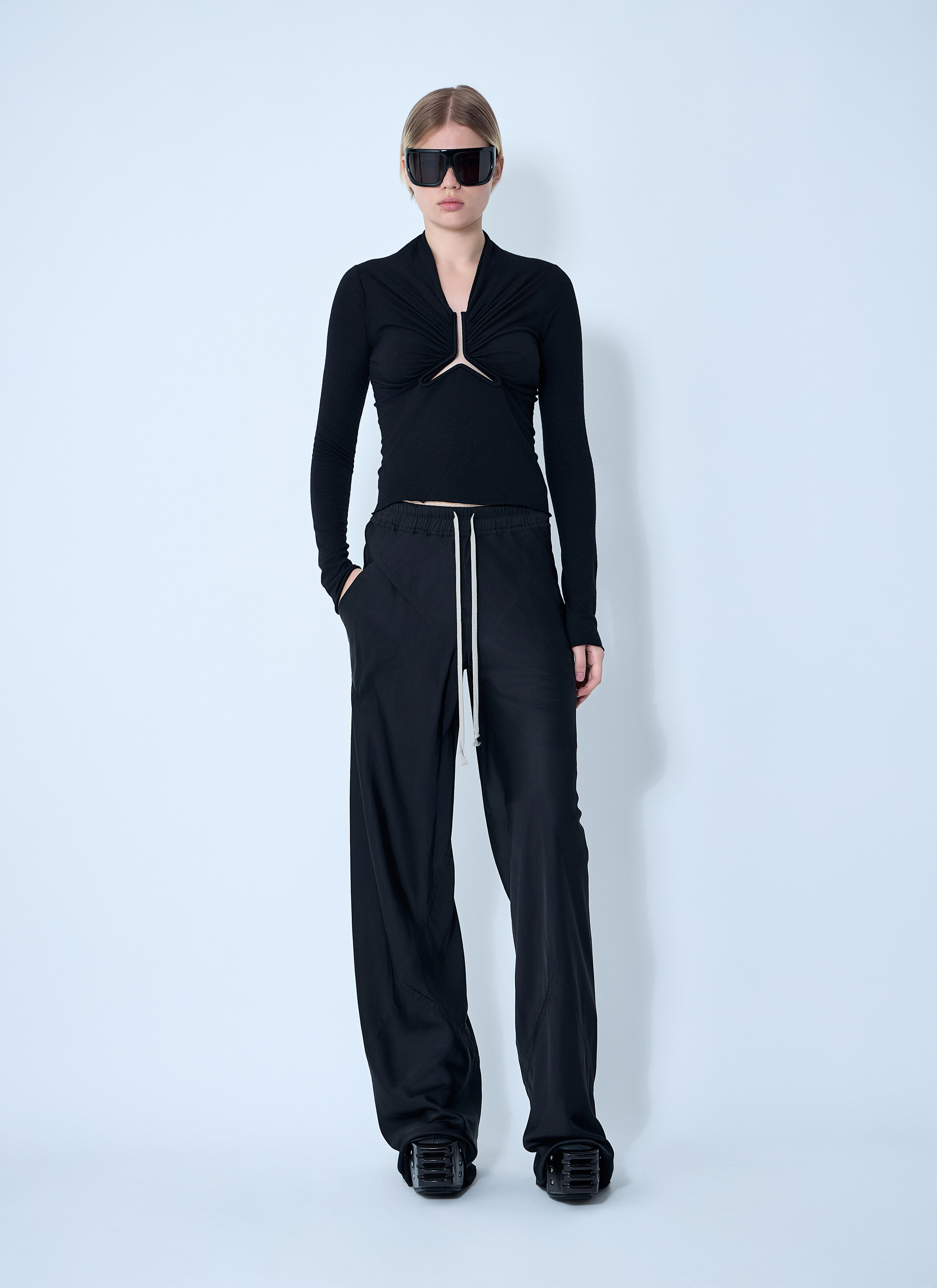 Bias Drawstring Pants - 2