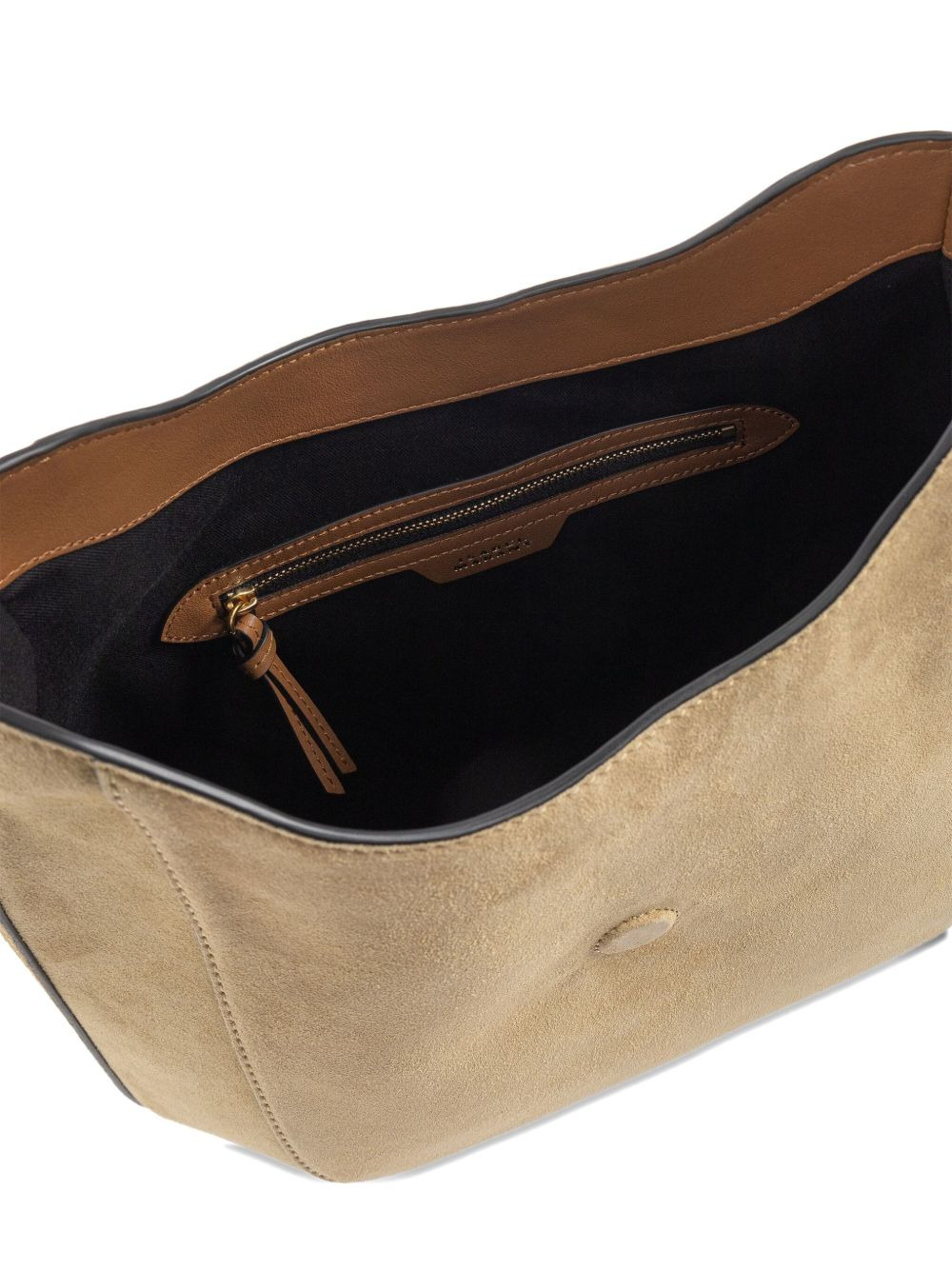 braided-detail suede shoulder bag - 4