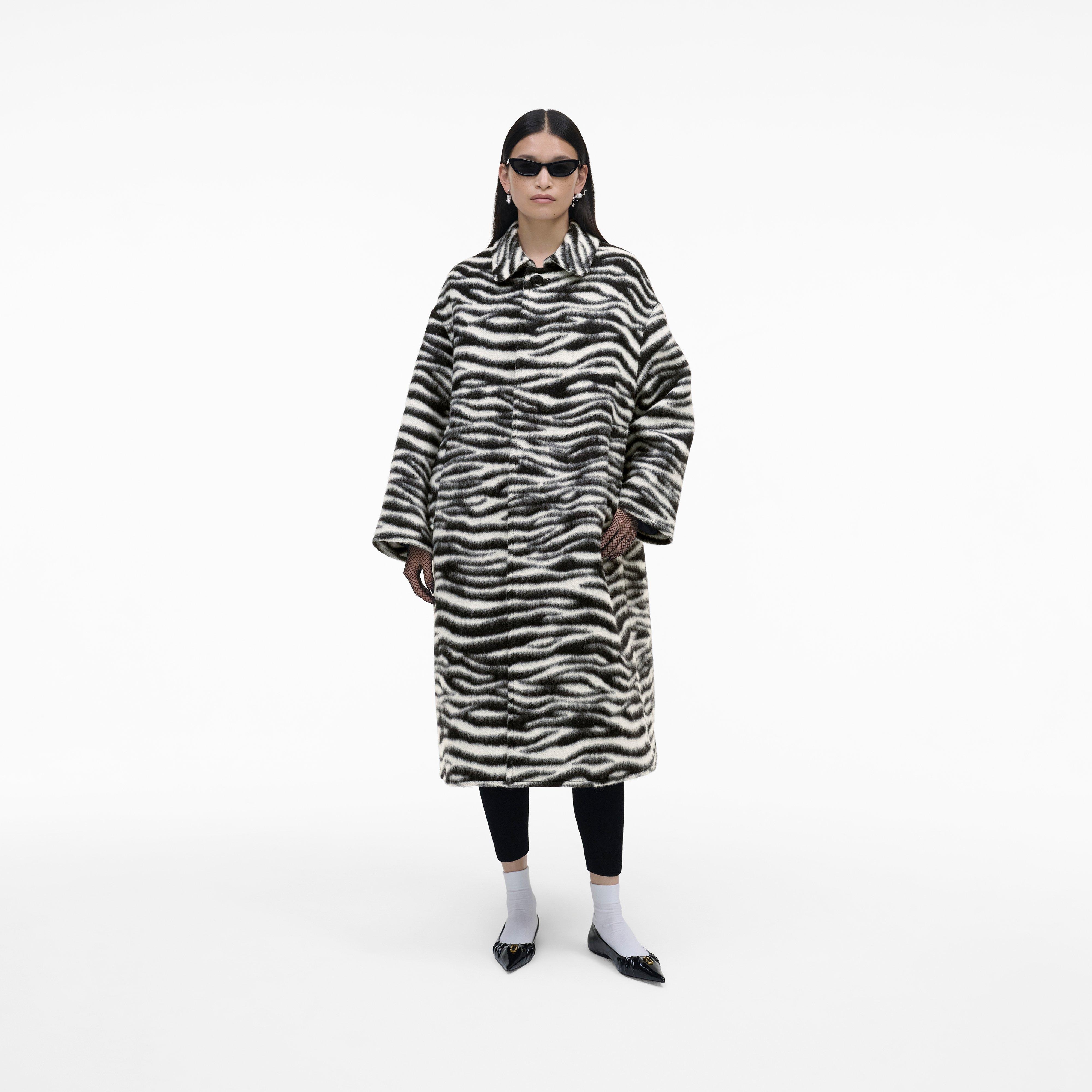 THE ZEBRA BRUSHED COAT - 1