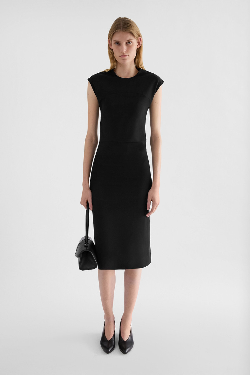 Jil Sander Lightweight Viscose Crew-Neck Dress outlook