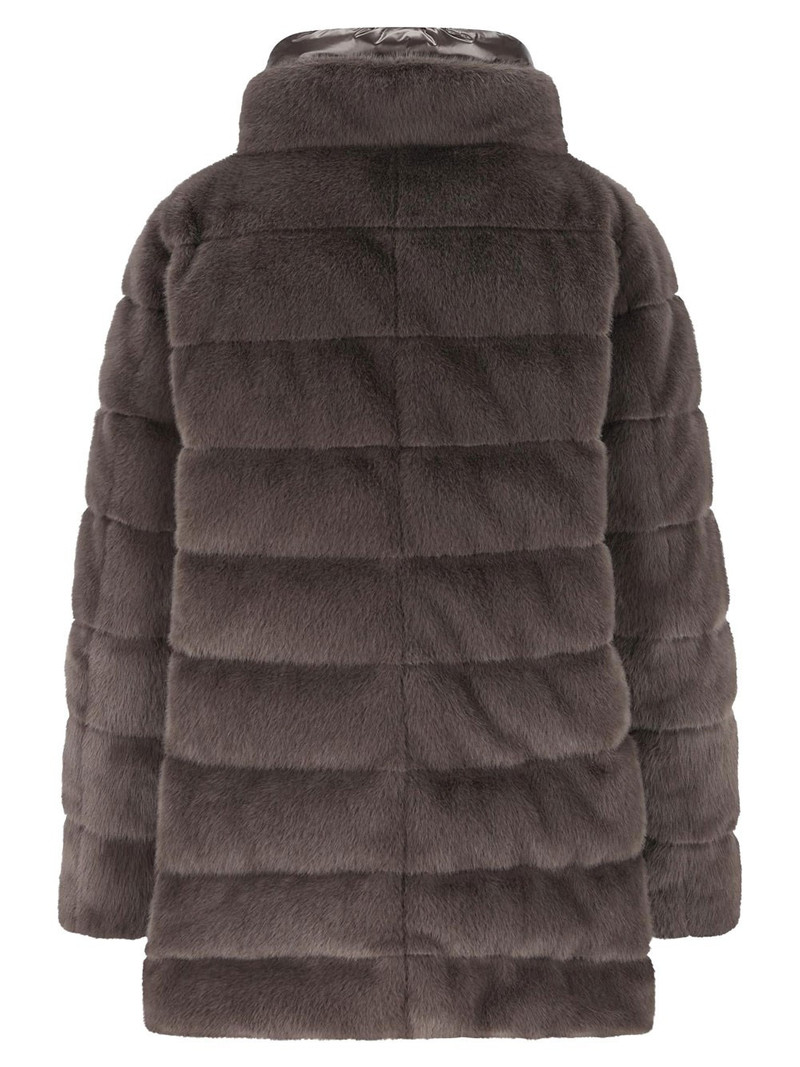 Herno FAUX FUR HIGH NECK DOWN JACKET outlook