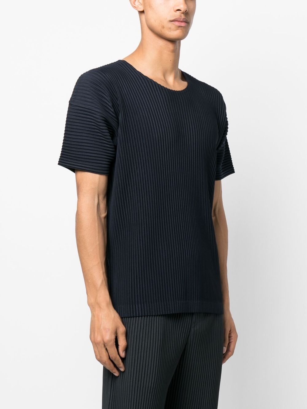 ribbed-effect T-shirt - 3