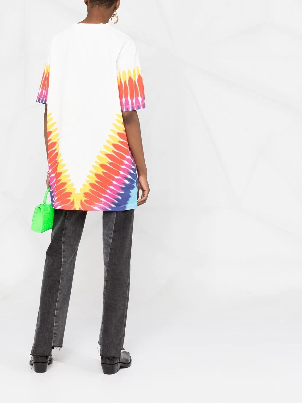 tie-dye logo print T-shirt - 4