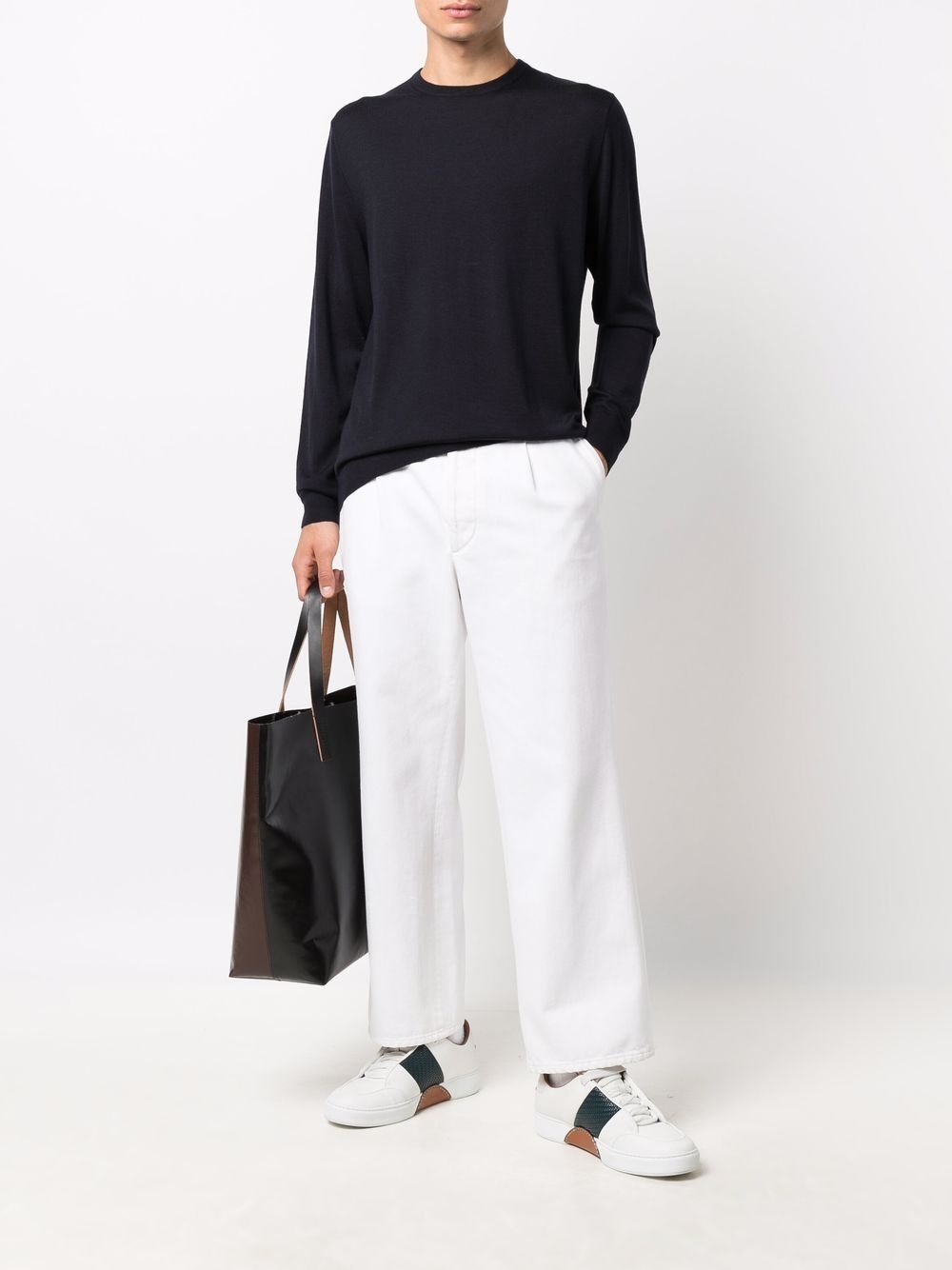 fine-knit virgin-wool jumper - 2