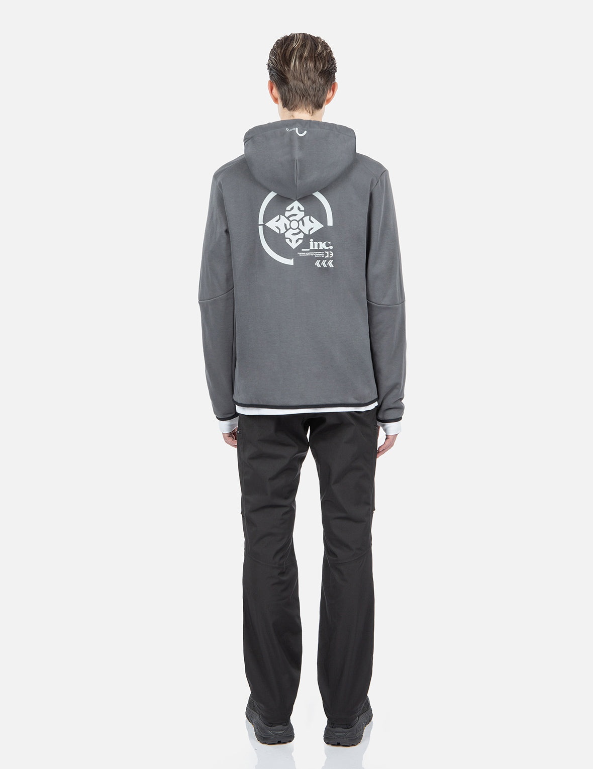 Contrast Taping Reversible Zip  Hoodie - 5