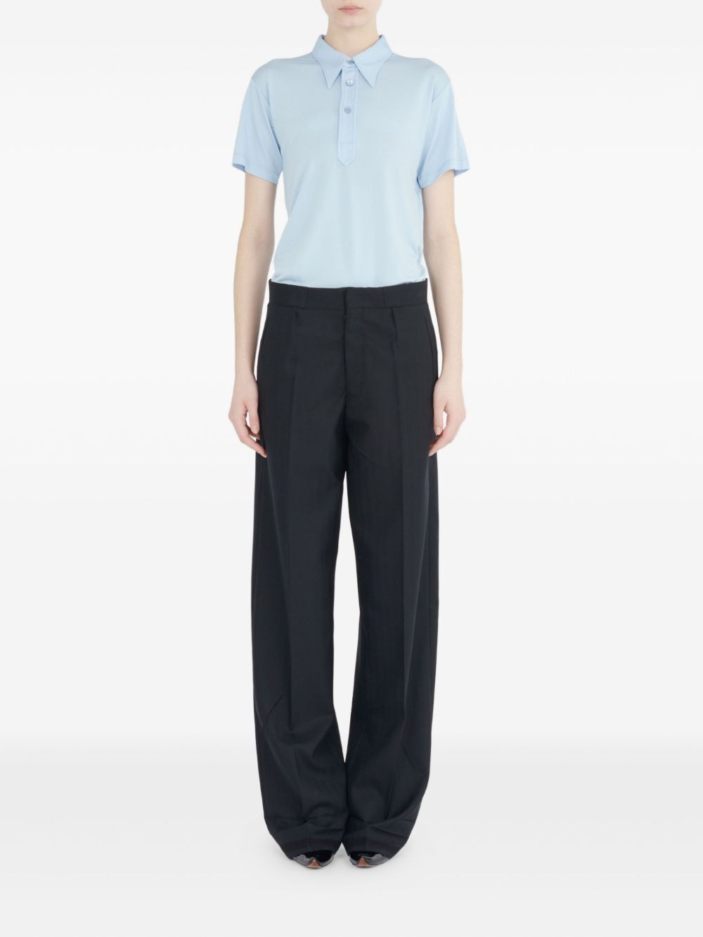 high-waisted trousers - 2