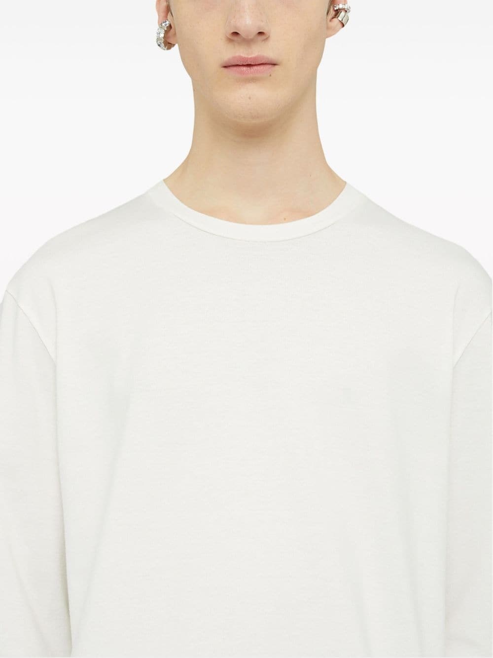 logo-print long-sleeve T-shirt - 4