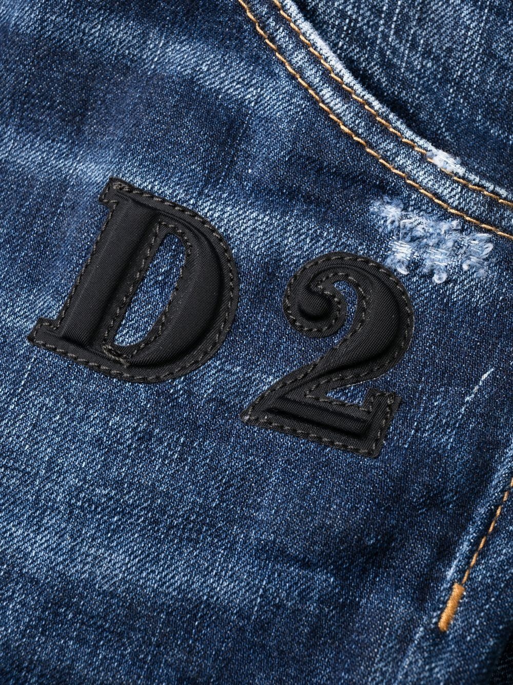 slim-cut denim jeans - 6