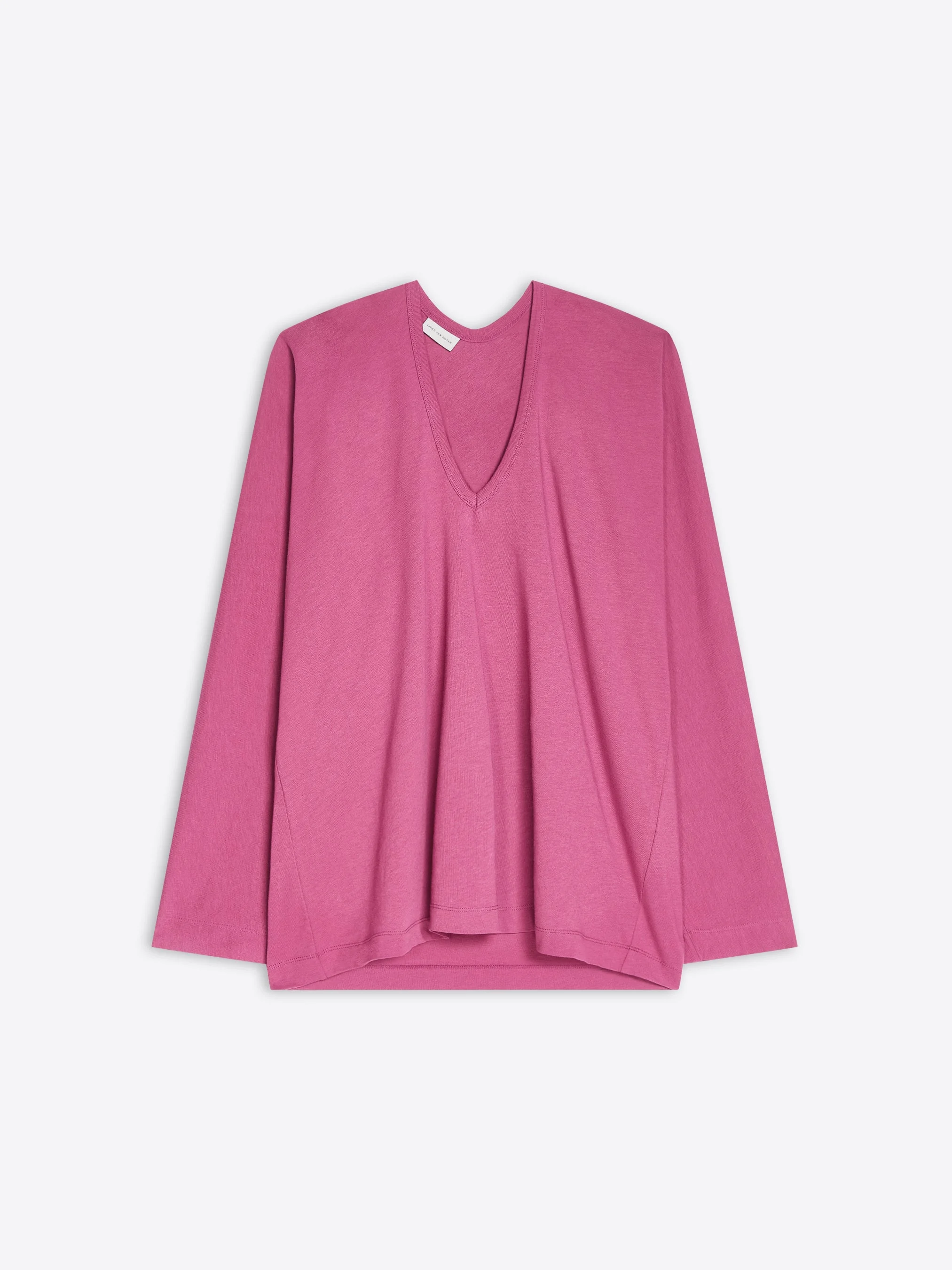 LONG SLEEVE COTTON TEE - 1