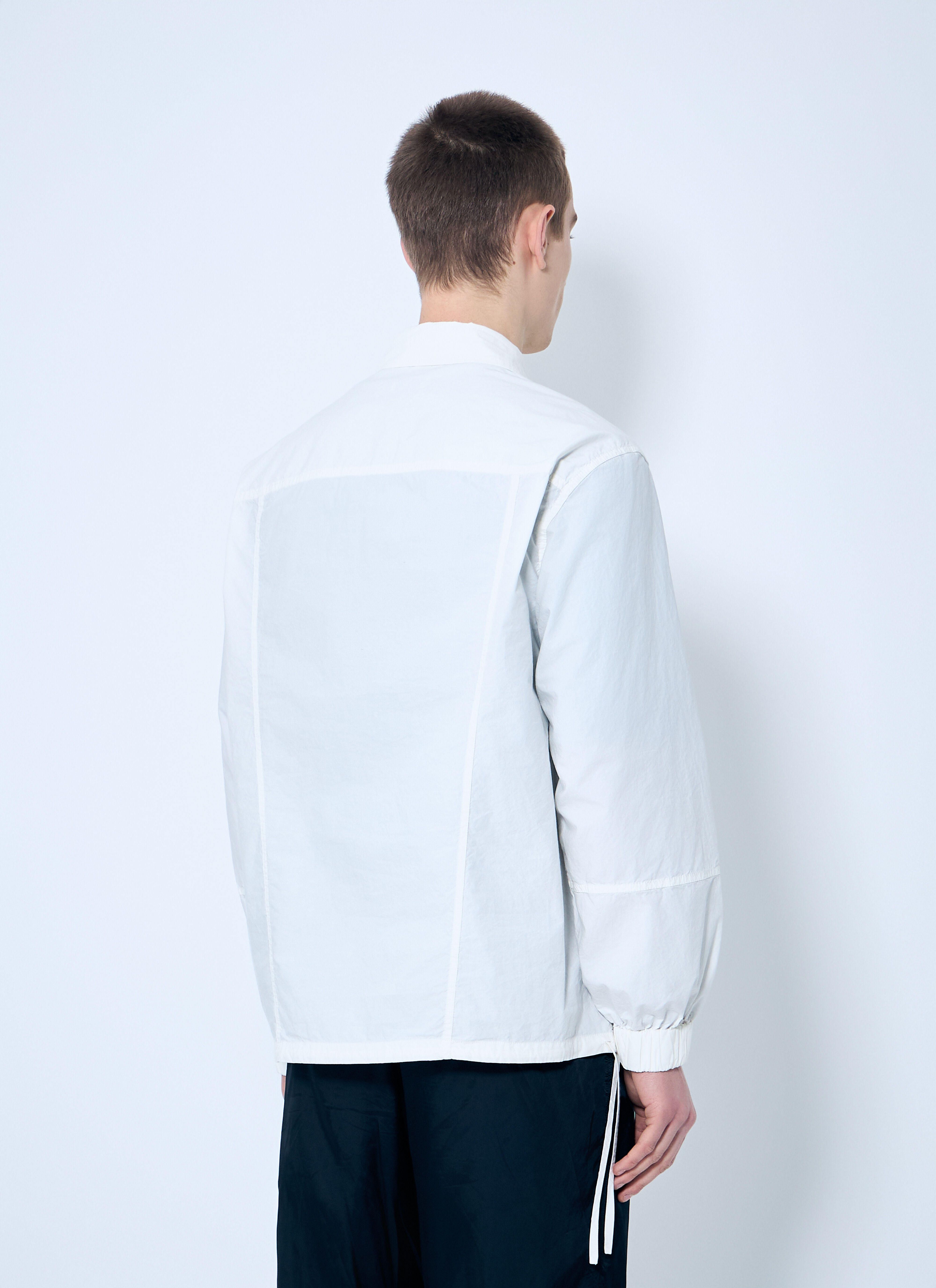 Cotton Zip-Up Shirt - 4