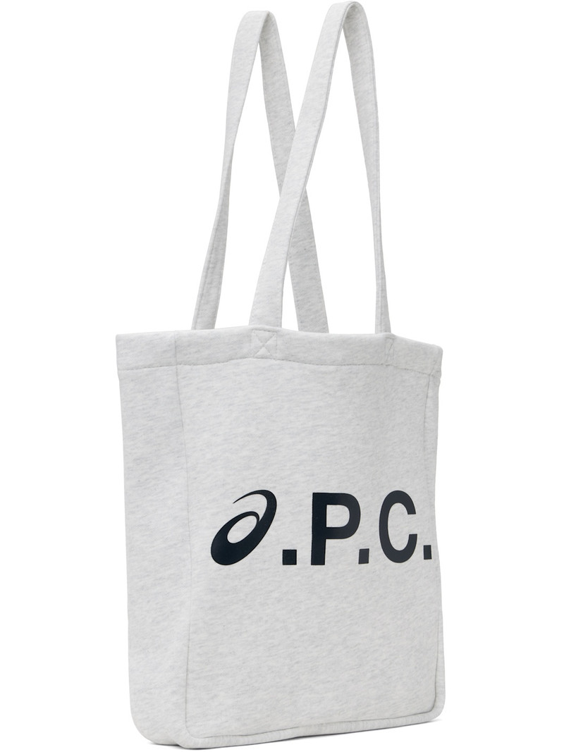 A.P.C. Gray ASICS Edition Lou Tote outlook