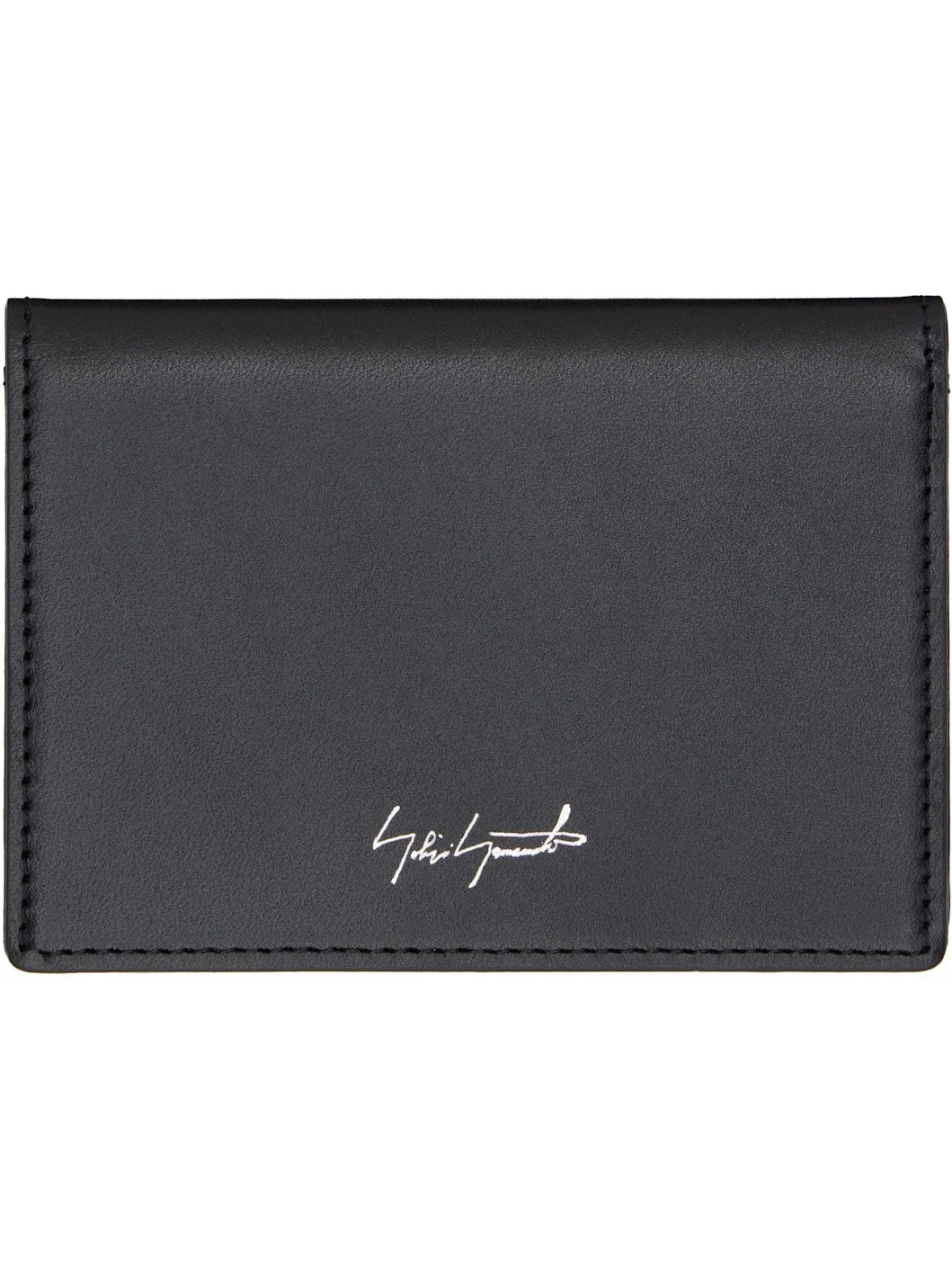 Black Leather Card Holder - 1