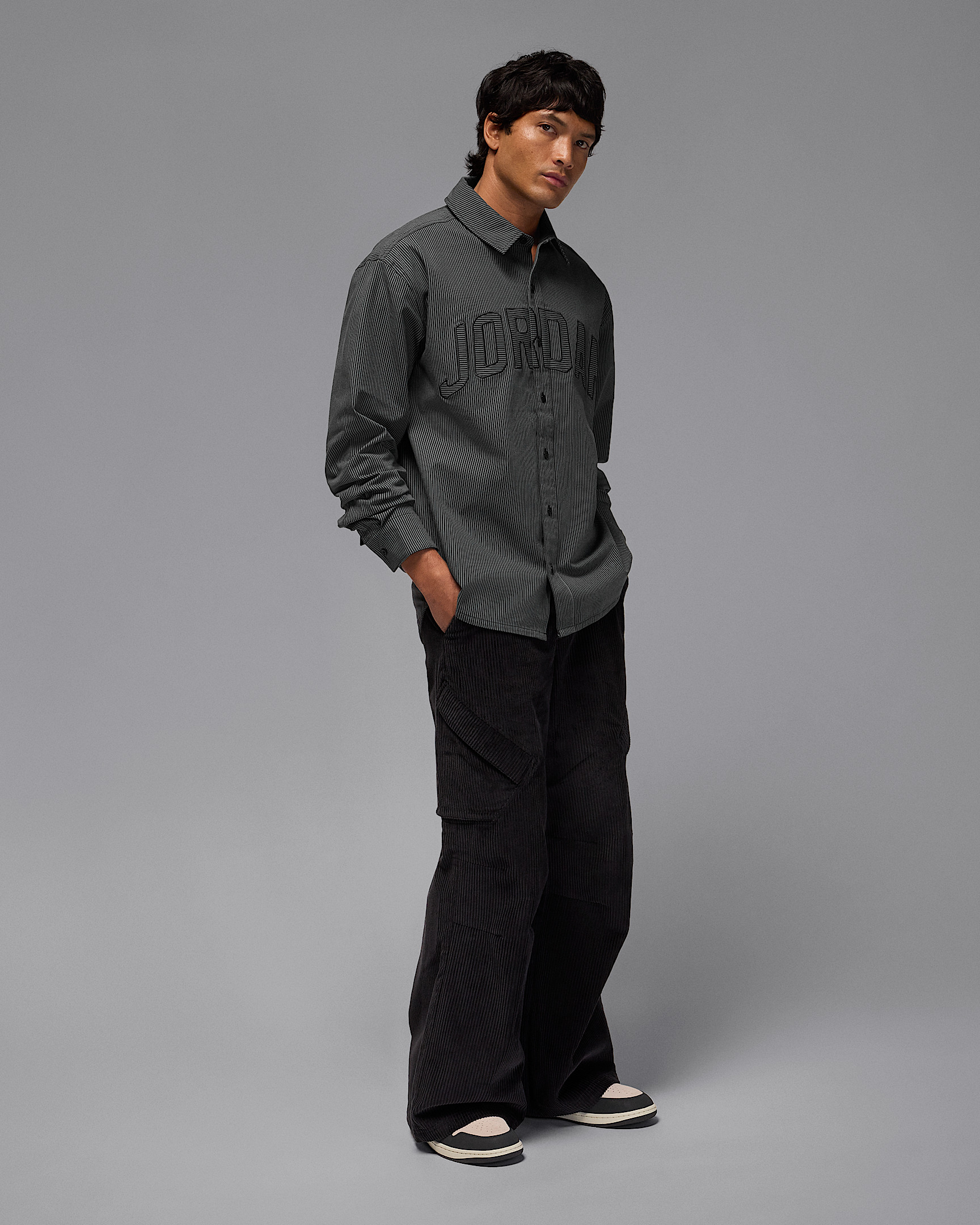 Jordan Flight Men's Oxford Long-Sleeve Top - 6