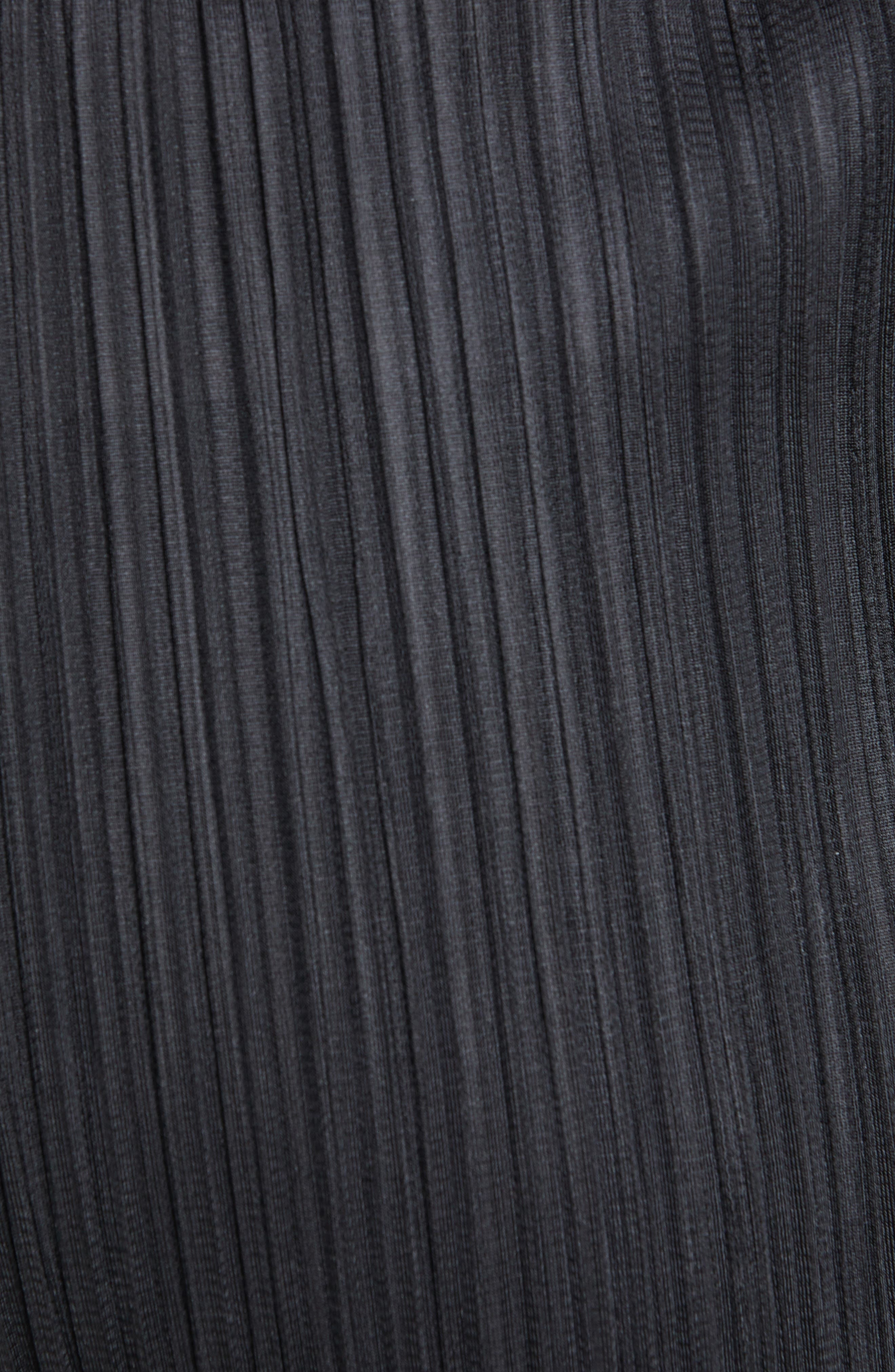 Pleats Please Issey Miyake Pleated Crop Skinny Pants in Black at Nordstrom - 6