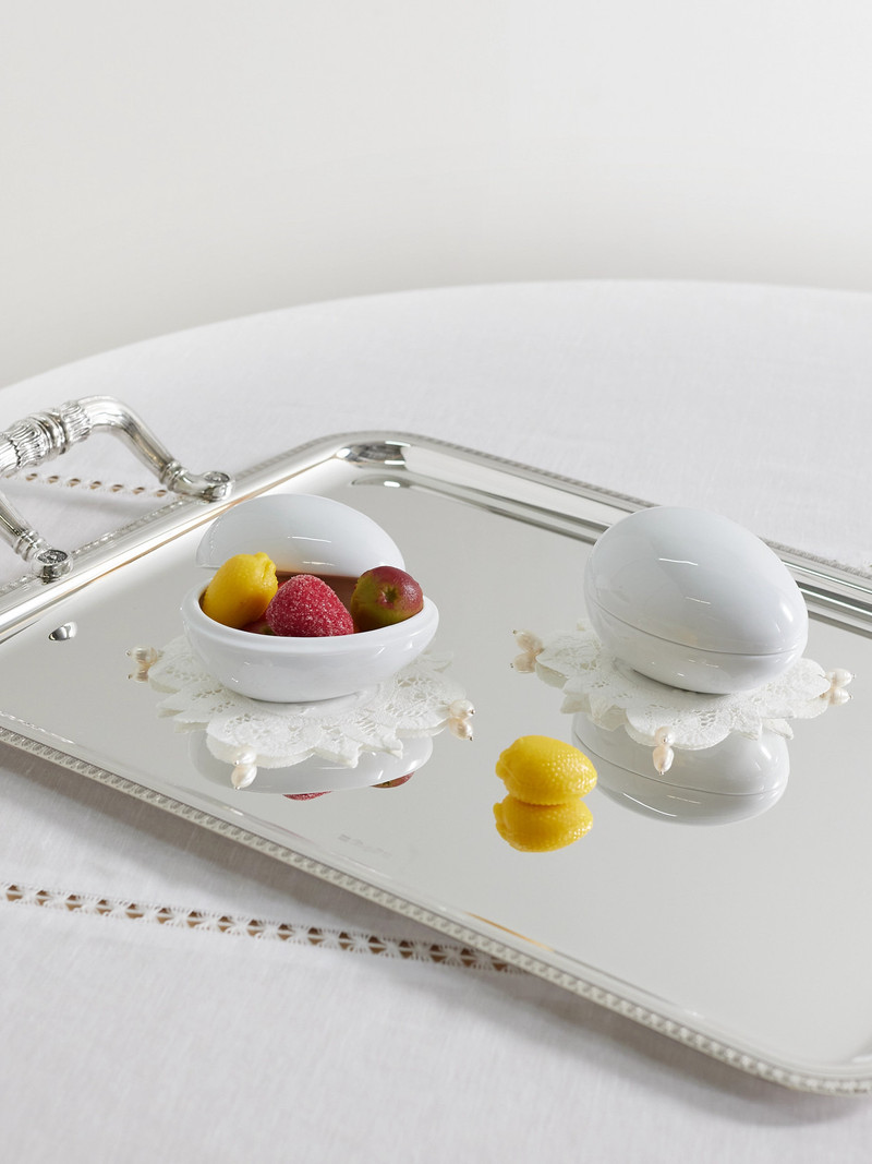 Gohar World Egg Set Of Two Porcelain Trinket Dishes outlook