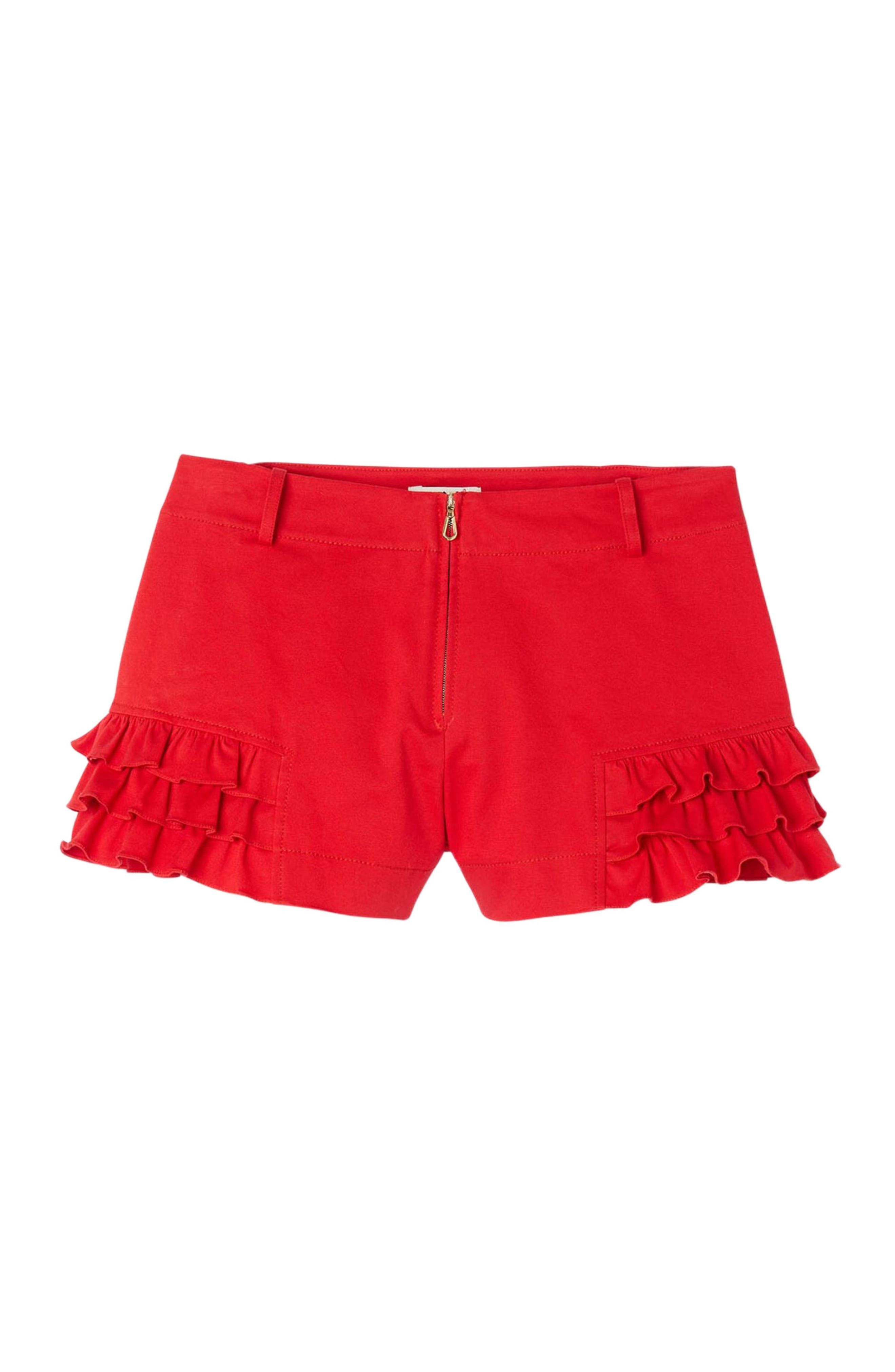 SANDRO Flared ruffled shorts at Nordstrom - 5