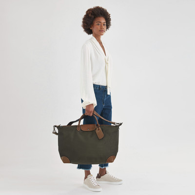 Longchamp Boxford S Travel bag Brown - Canvas outlook