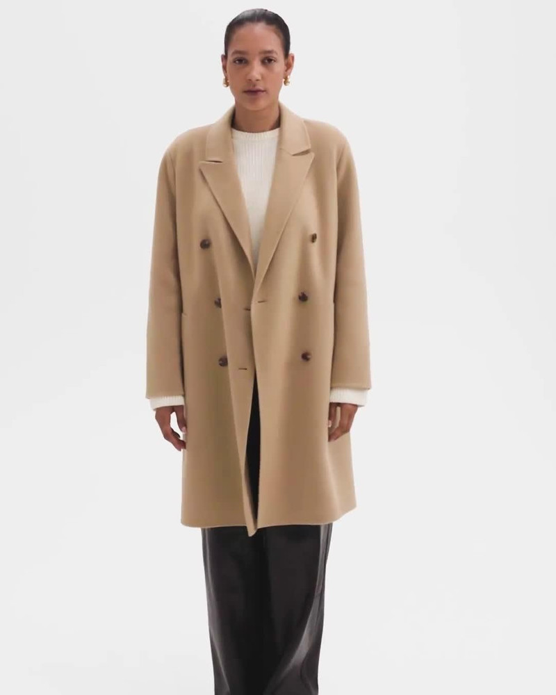 Double-Breasted Coat in Double-Face Wool-Cashmere 6