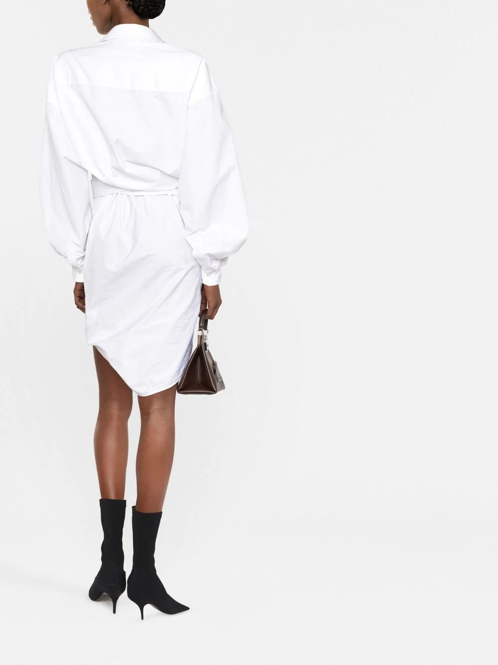 wrap shirt dress - 4