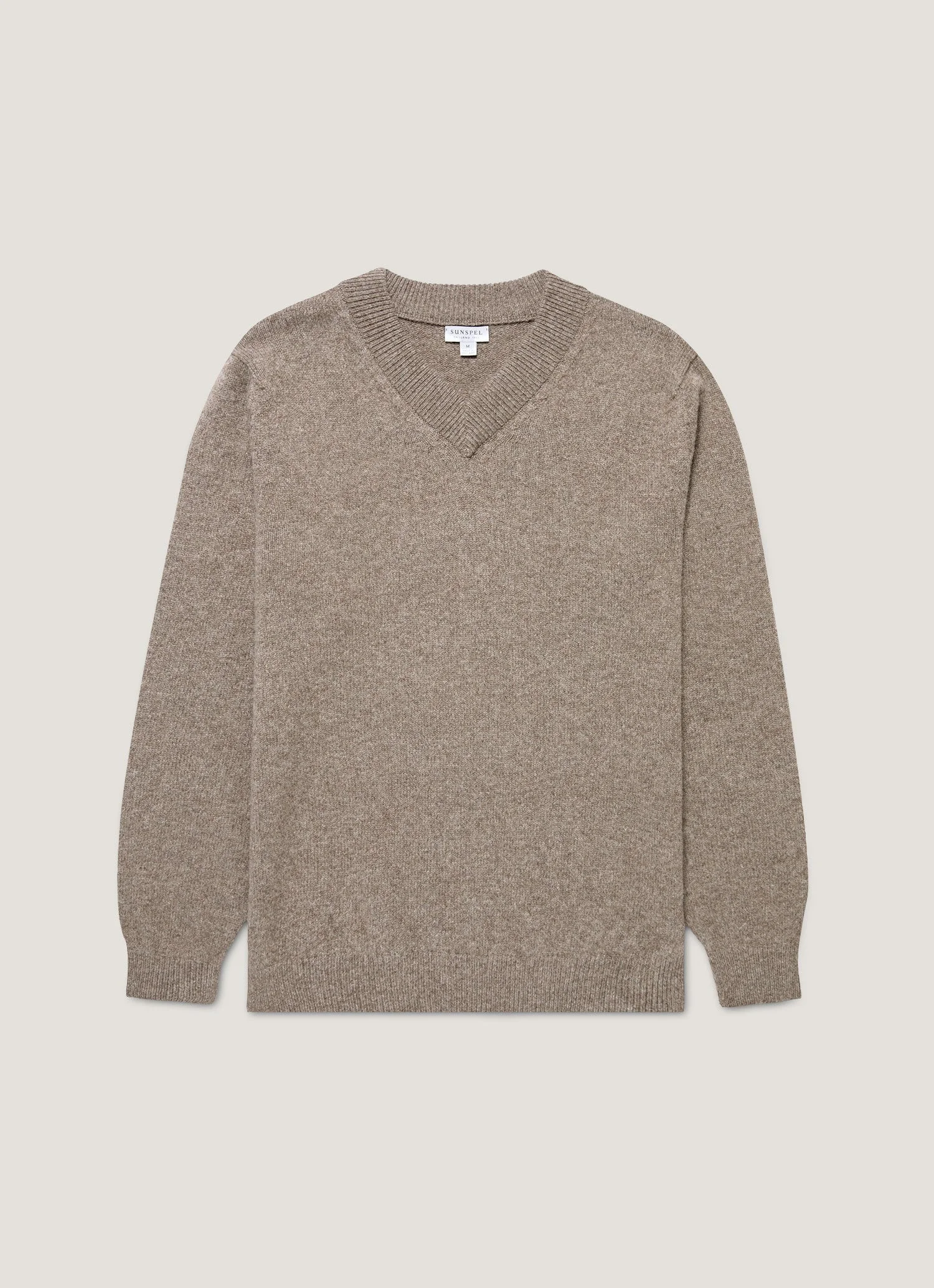 Lambswool V‑neck Jumper - 1