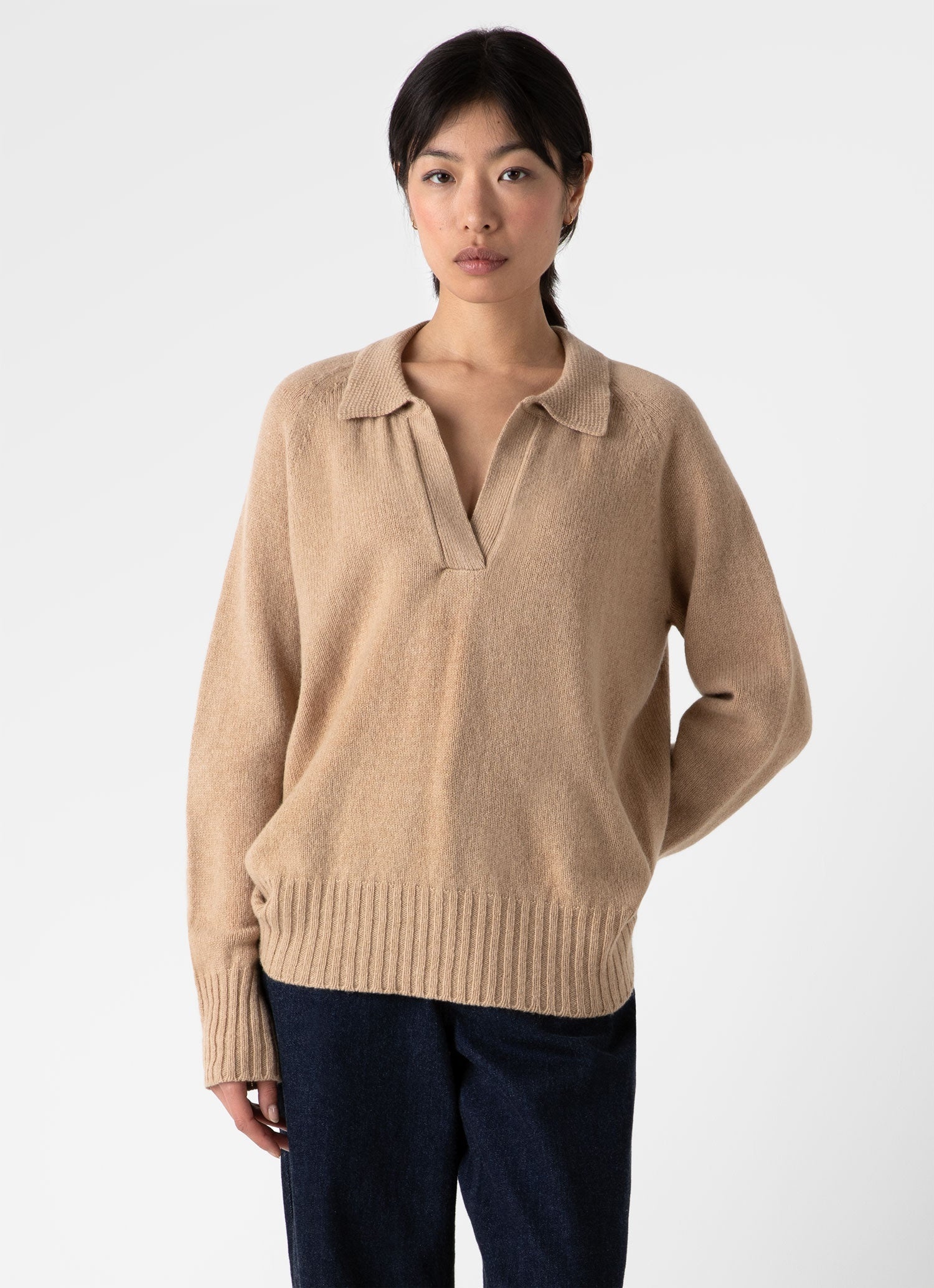 Lambswool Polo Jumper - 3