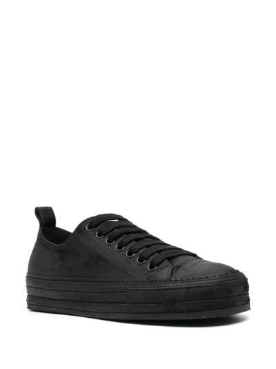 Ann Demeulemeester leather low-top sneakers outlook