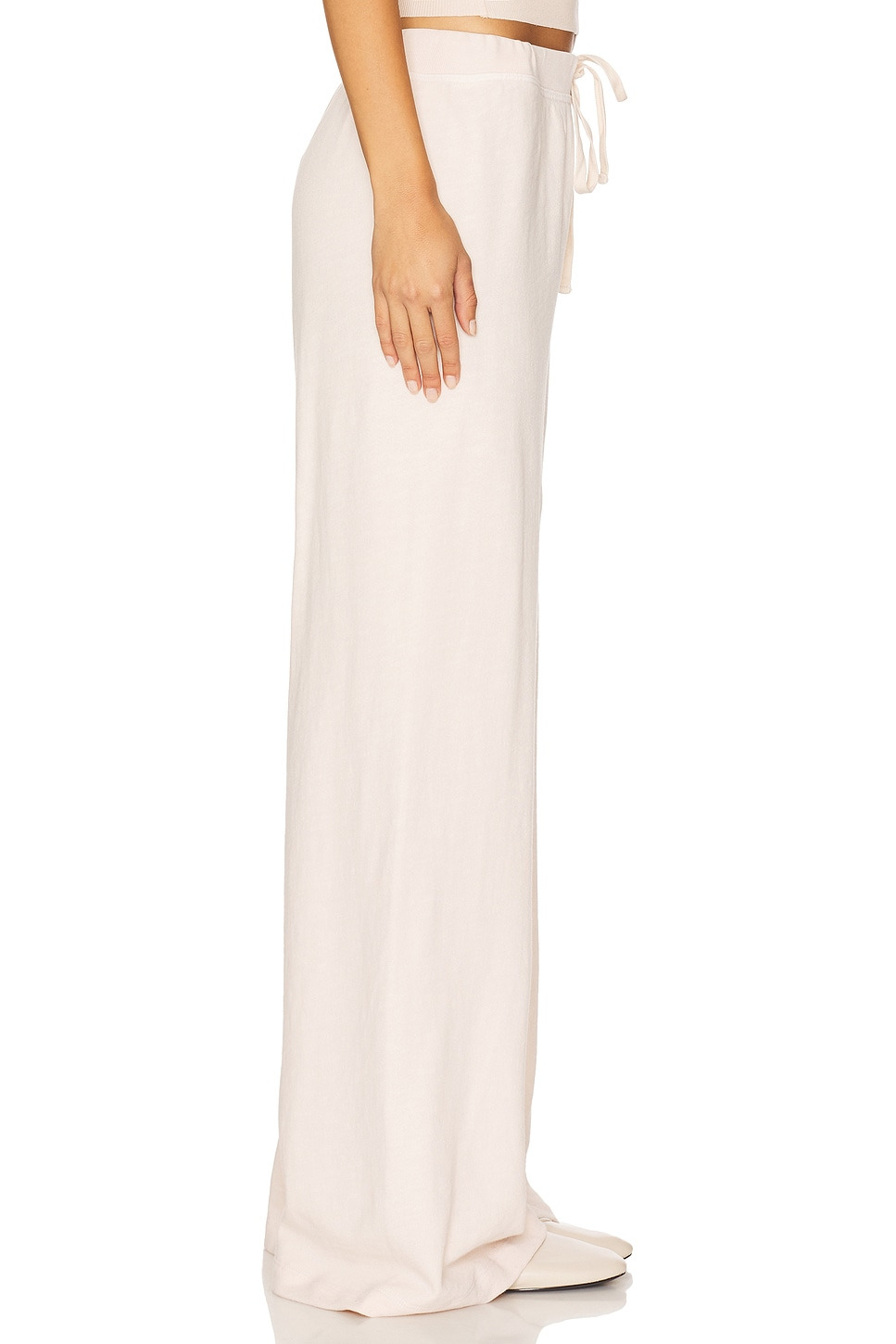 Drawstring Wide Leg Sweatpant - 2