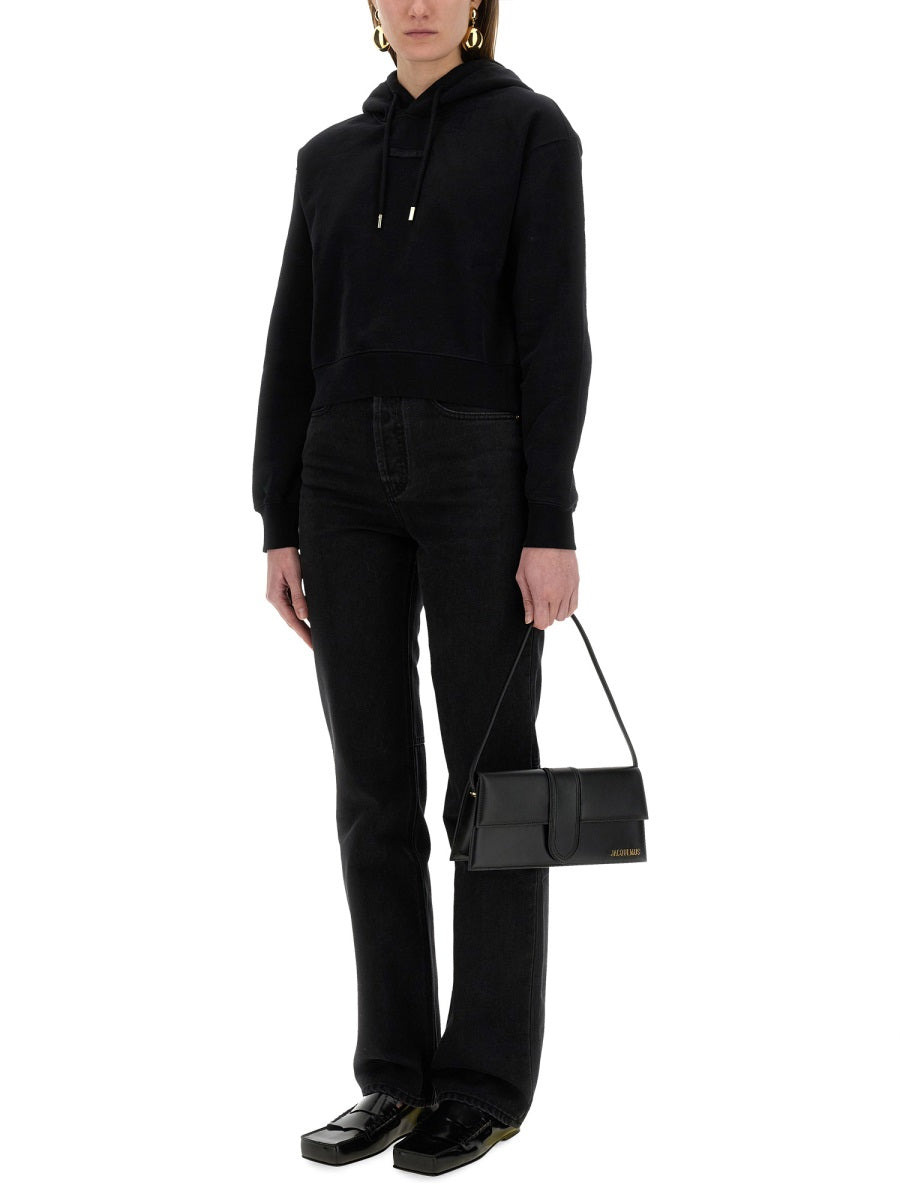 Jacquemus Women "The Sweatshirt" With Grosgrain Hood - 2