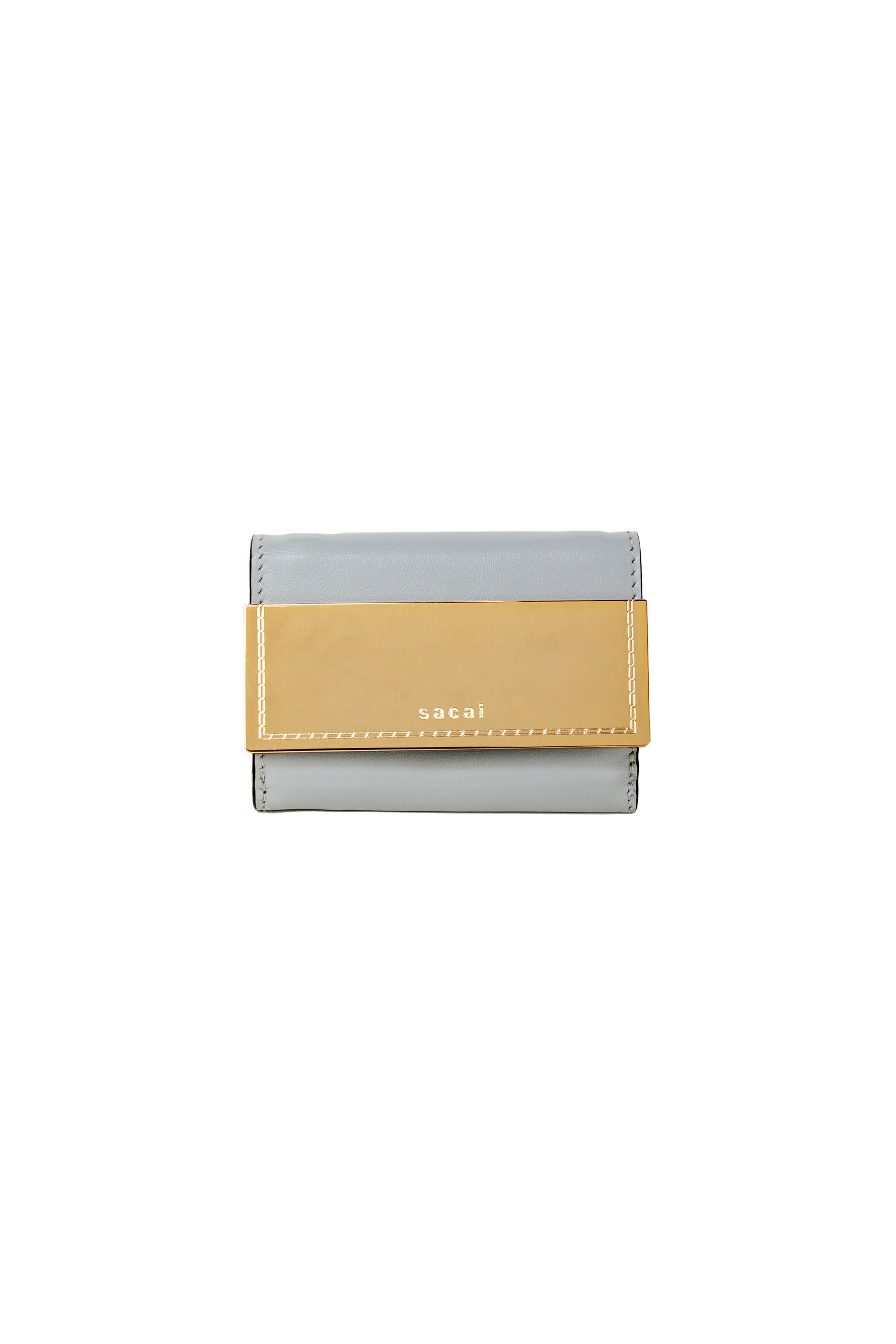 Half Metal Trifold Wallet - 2