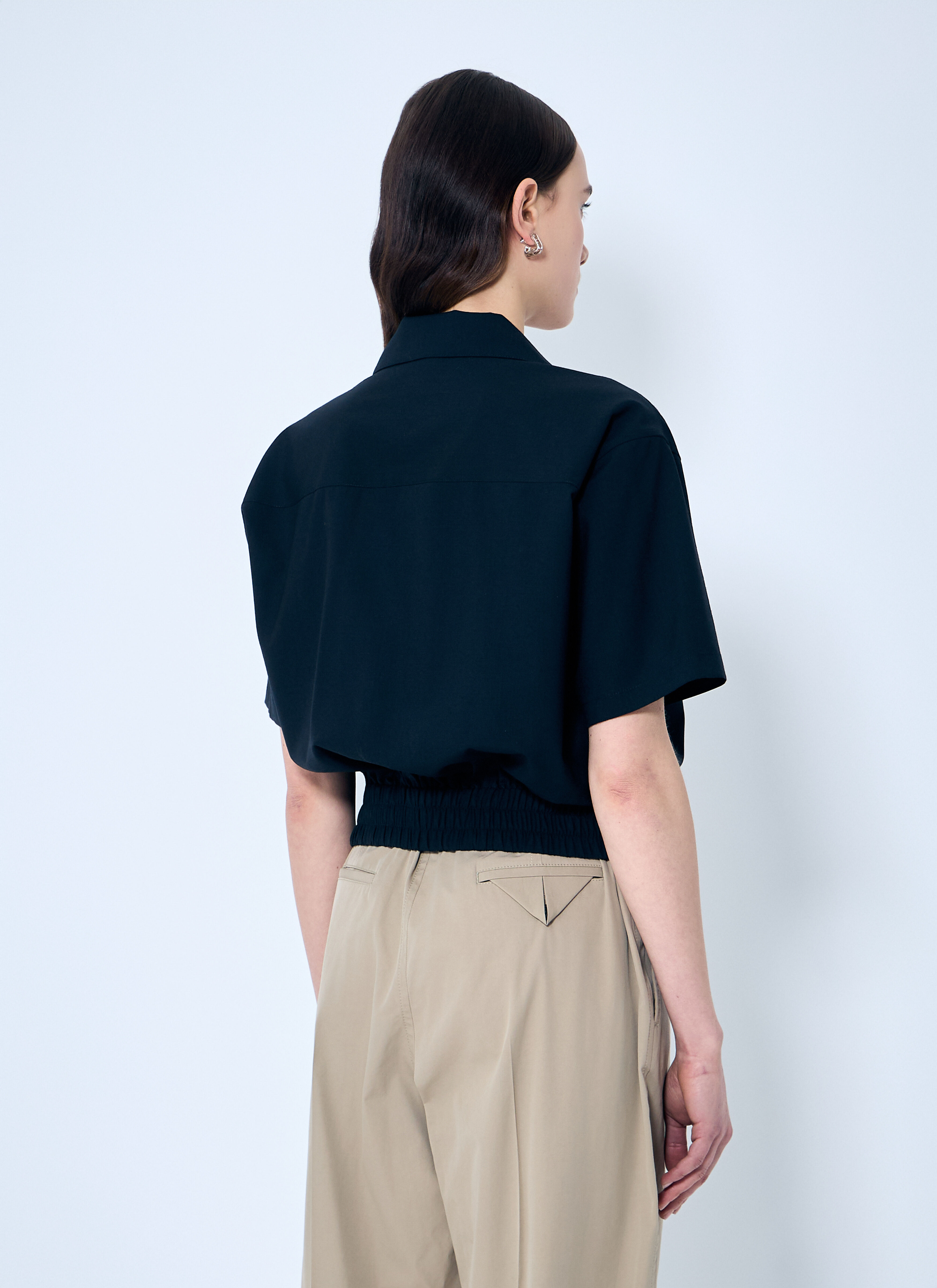 Wool Camp Collar Shirt - 4