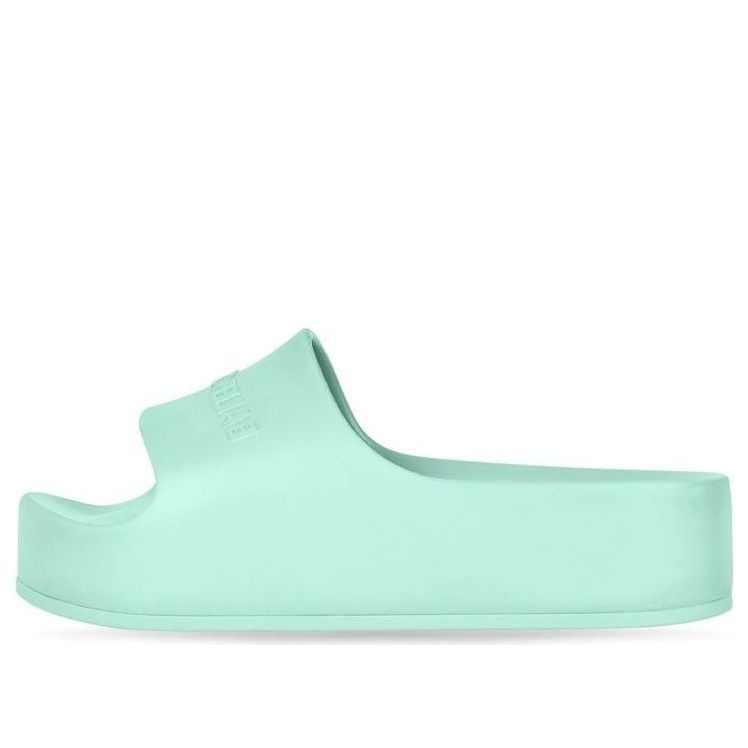 (WMNS) Balenciaga Chunky Slides 'Aqua Green' 654315W1S894598 - 1
